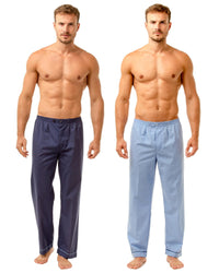 Haigman Mens 2 Pack Pyjama Bottoms