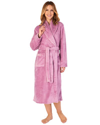 Slenderella Womens 46" Mini Waffle Dressing Gown