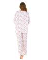 La Marquise Womens Elizabeth Cloudknit Floral Button Pyjamas