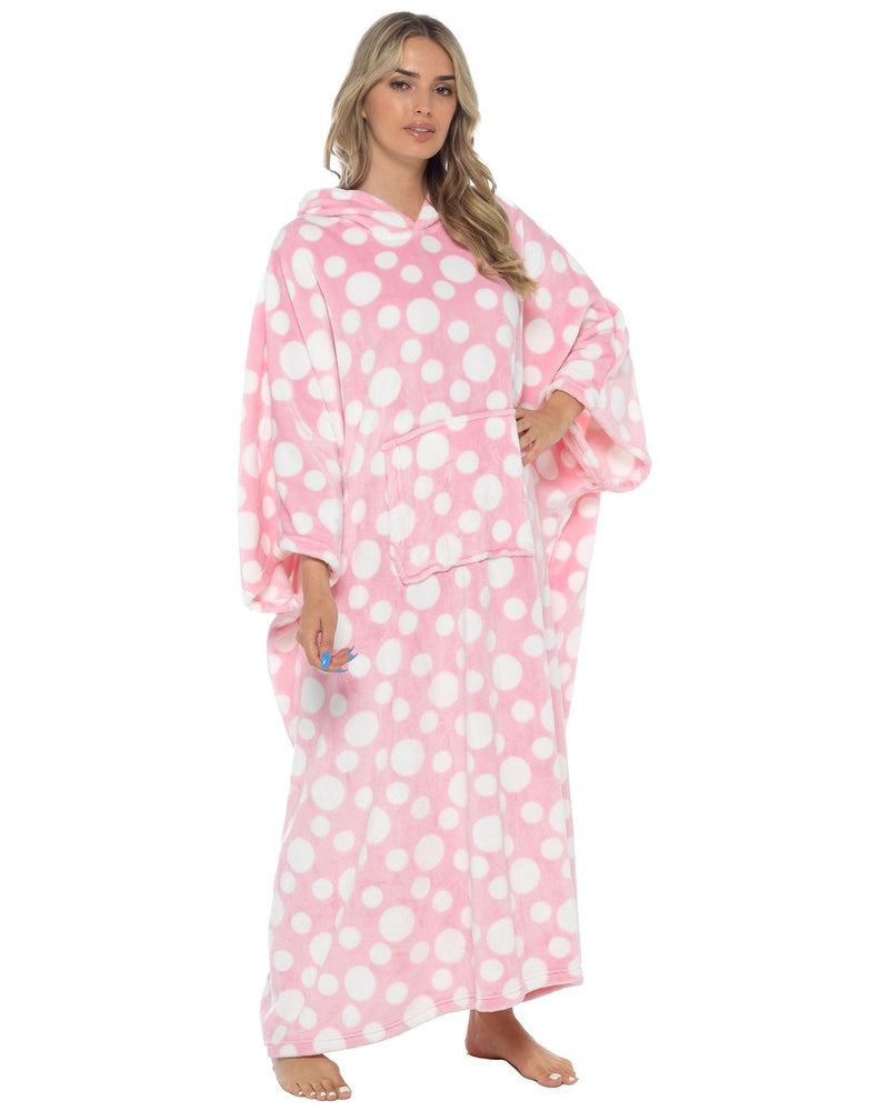 Undercover Womens Oversized Hooded Blanket Poncho