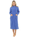 Lady Olga Womens Button Fleece Dressing Gown