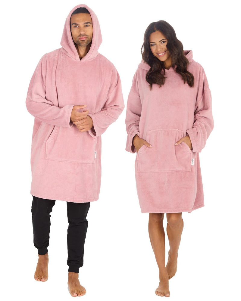 Huggable Adults Plain Oversized Fleece Hoodie