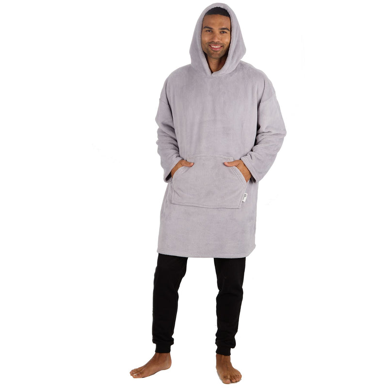 Huggable Adults Plain Oversized Fleece Hoodie