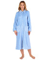 Slenderella Womens 46" Mini Waffle Button Dressing Gown