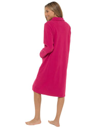 Undercover Womens Zip Fleece Dressing Gown