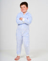 Kids Blue Moon & Star Print Onesie