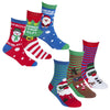 6 Pairs Kids Cotton Rich Christmas Socks