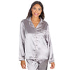 Slumber Party Womens Satin Long Pyjamas