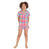 Forever Dreaming Girls Check Button Short Pyjamas