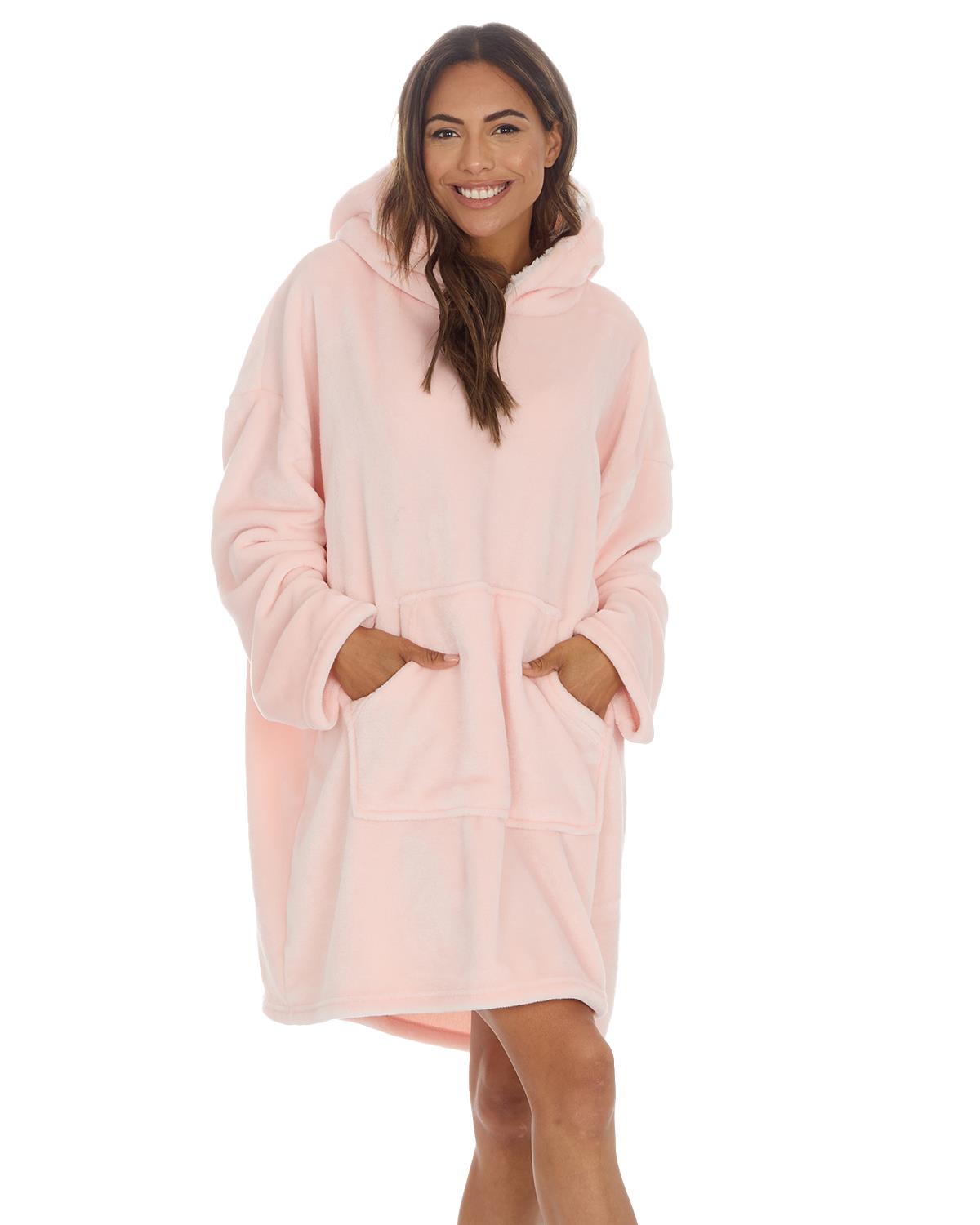 Slumber Party Womens Polished Fleece Oversized Hoodie