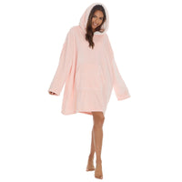 Slumber Party Womens Polished Fleece Oversized Hoodie